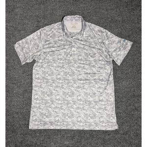 Pins And Aces Polo Mens Size XL Performance Golf Shirt Camo